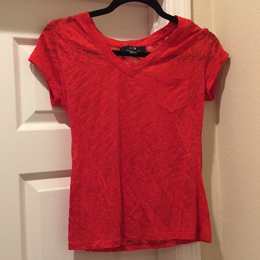 Forever 21 red t-shirt